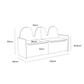 Oeuf NYC Camel Storage Bench - Birch