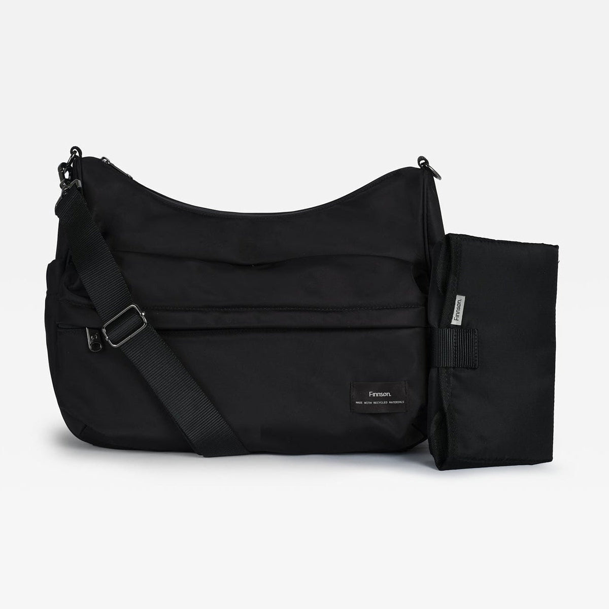 Finnsøn CLARA Eco Changing Bag with Changing Mat - Black