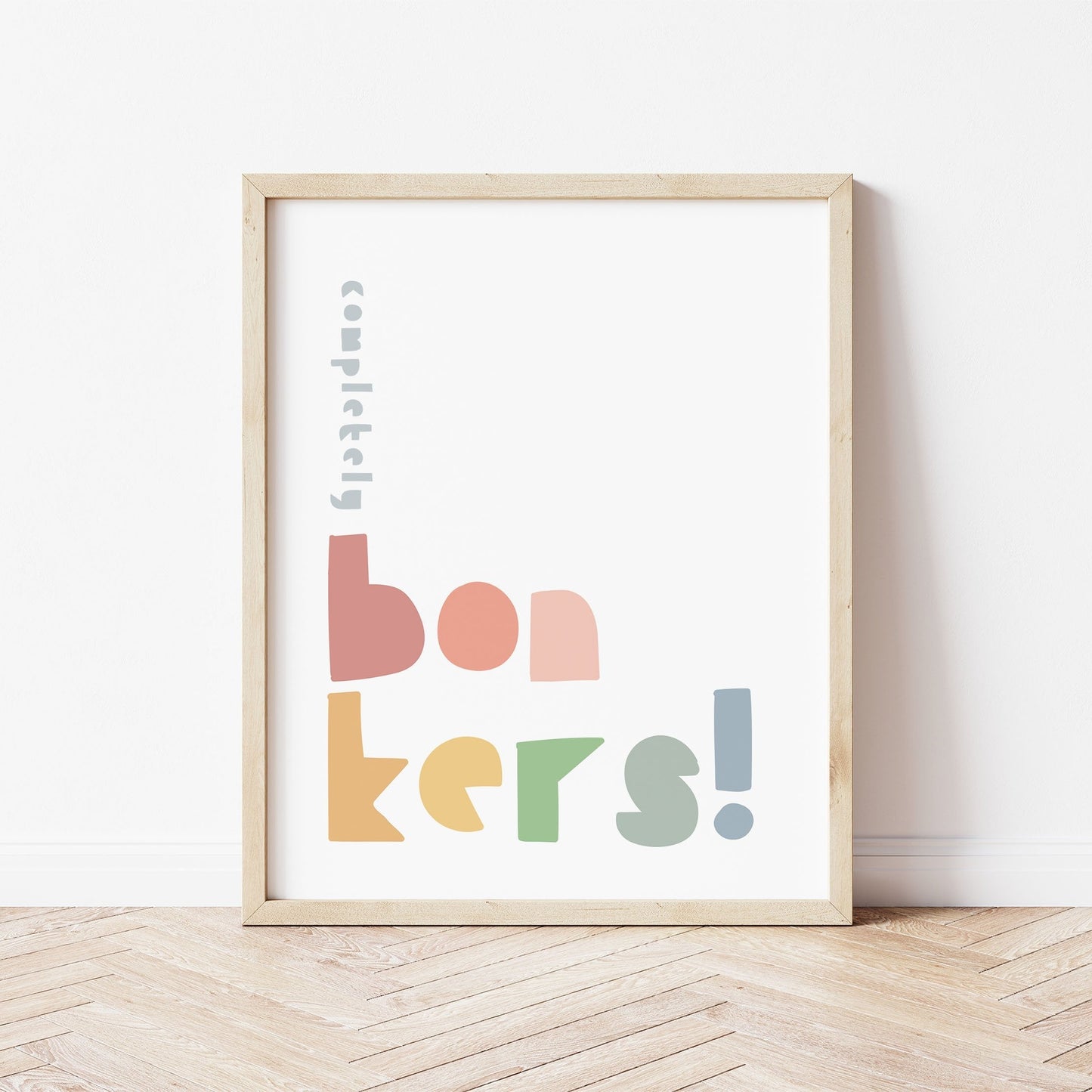 The Little Jones Completely Bonkers Print - Muted Tones