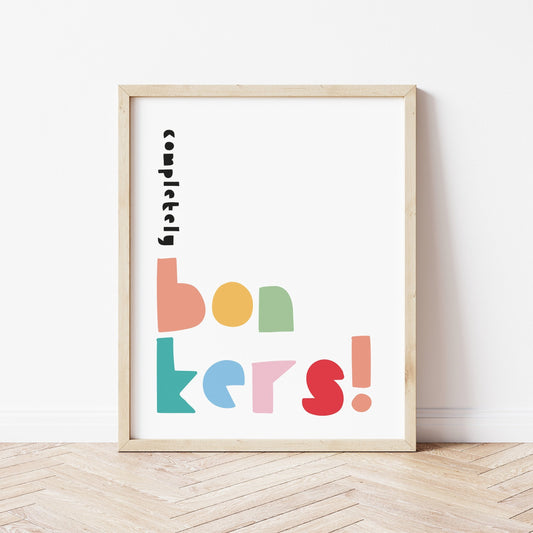 The Little Jones Completely Bonkers Print - Spring Tones