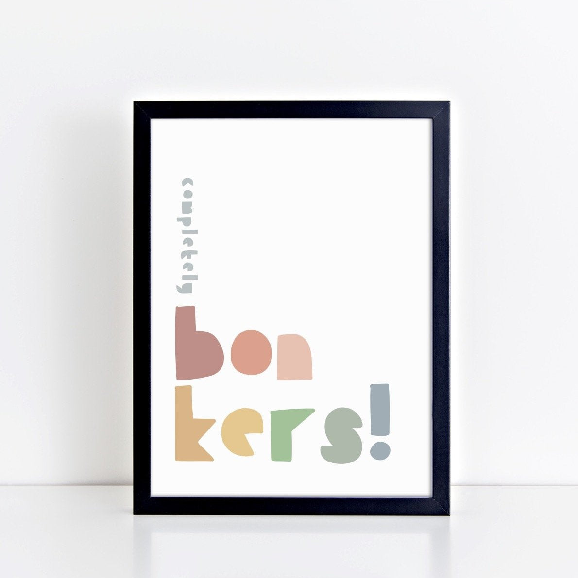 The Little Jones Completely Bonkers Print - Muted Tones