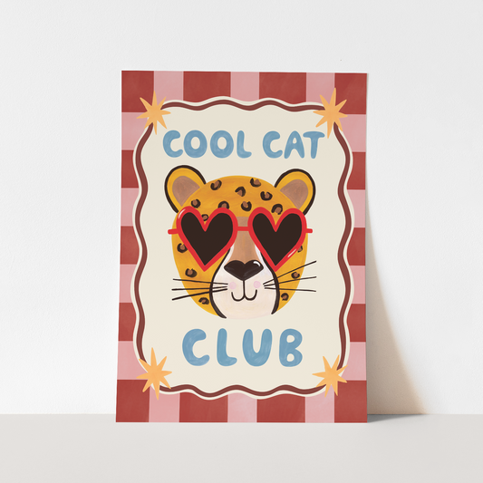 Kid of the Village Cool Cat Club Art Print