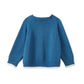 Organic Cotton Nordic Knit Pullover in Fjord Blue by Vild House of Little