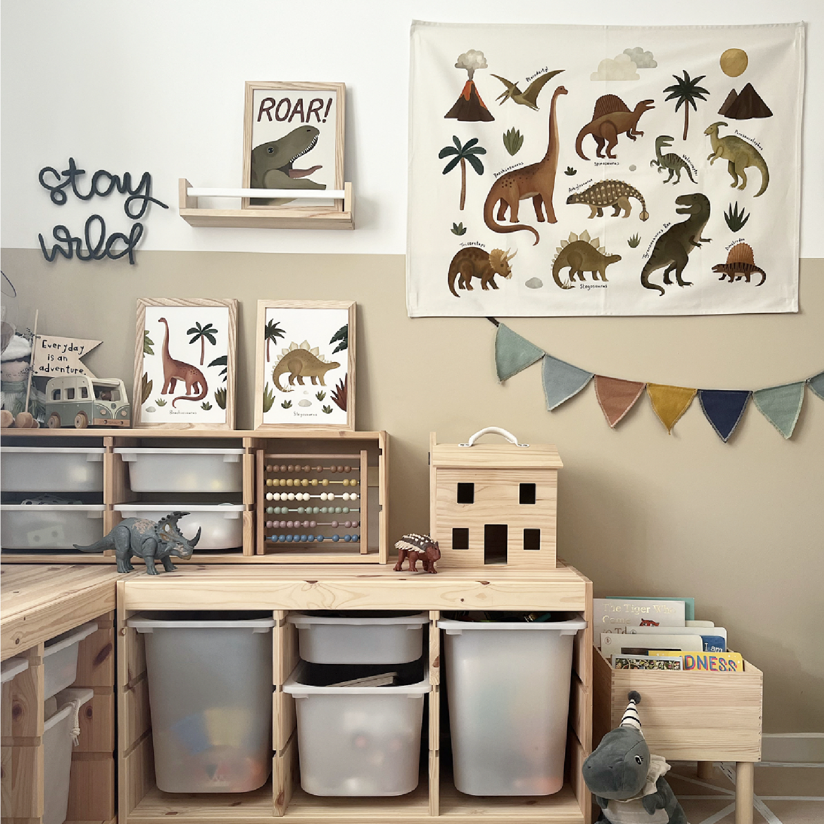 Kid of the Village Brachiosaurus Art Print