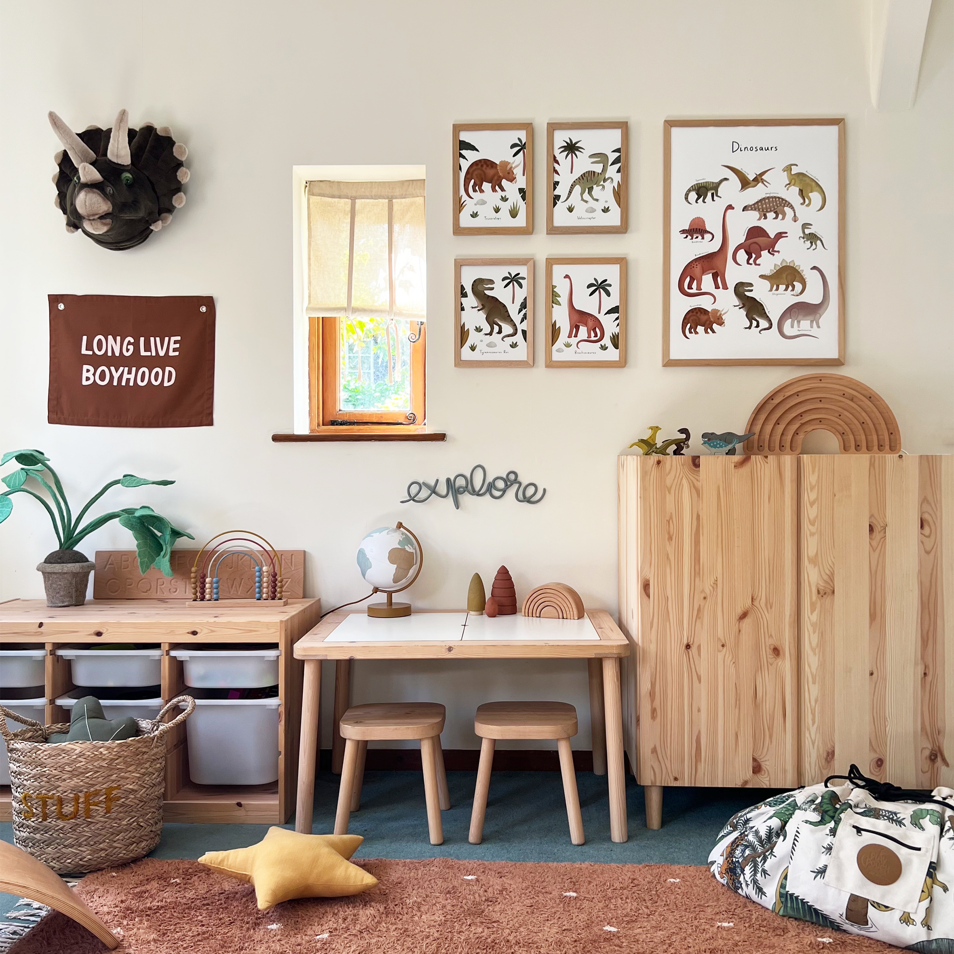 Kid of the Village Brachiosaurus Art Print