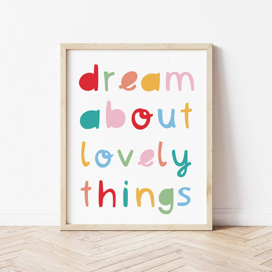 The Little Jones Dream About Lovely Things Spring Print