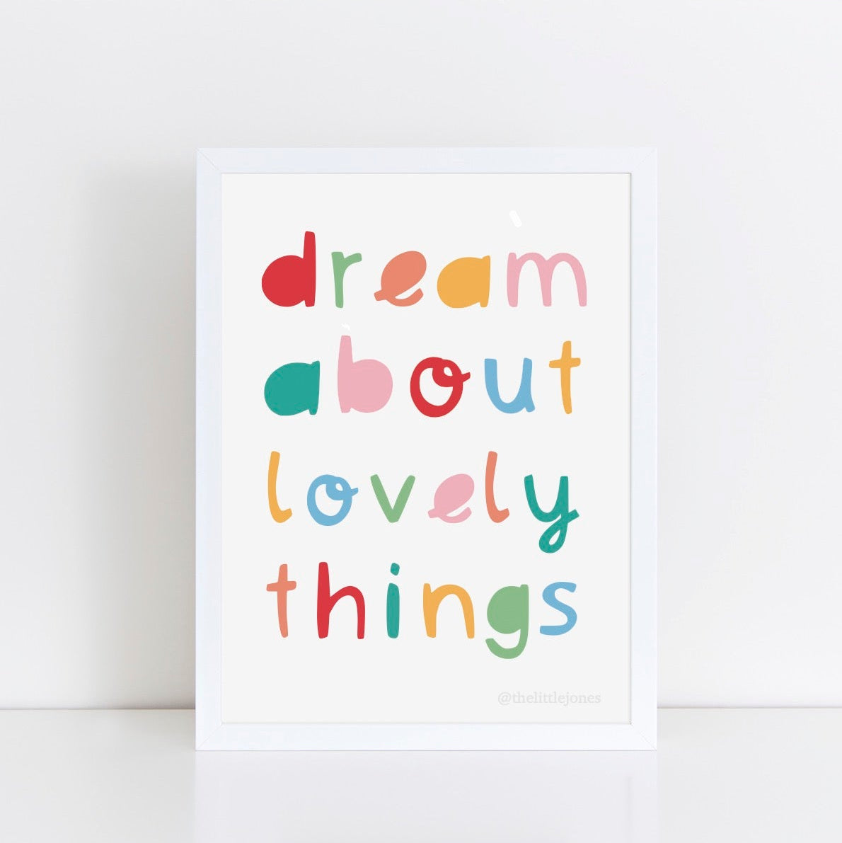 The Little Jones Dream About Lovely Things Spring Print
