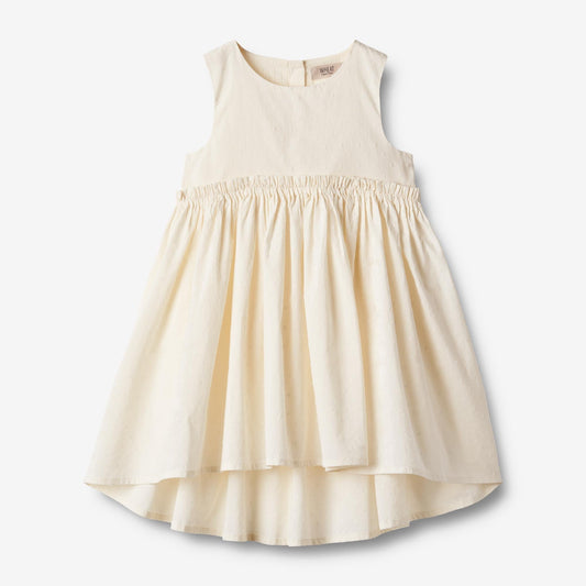 Wheat 'Vilna' Children's Dress - Cream