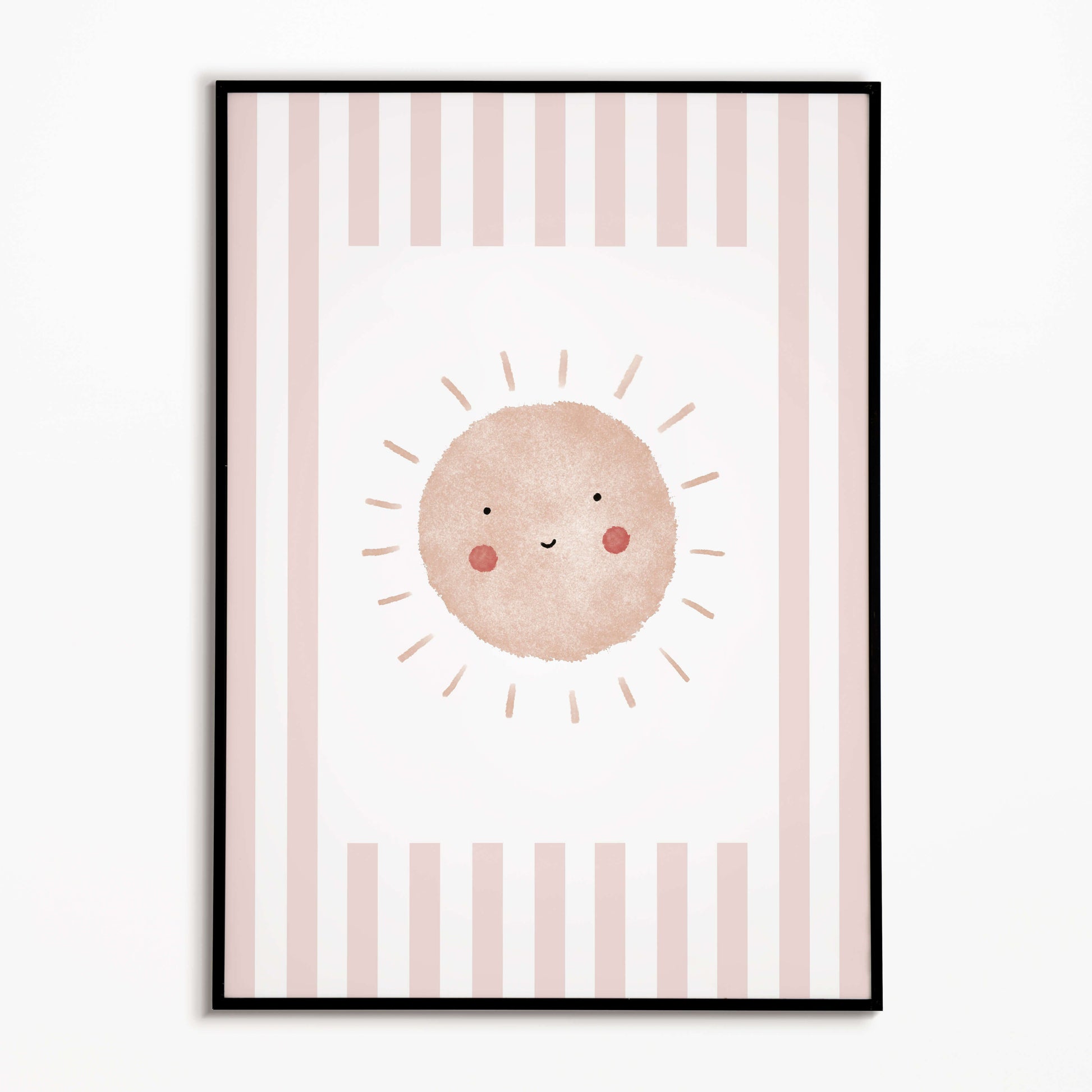 The Little Jones Boho Sunshine Print - Dusky Pink Stripes