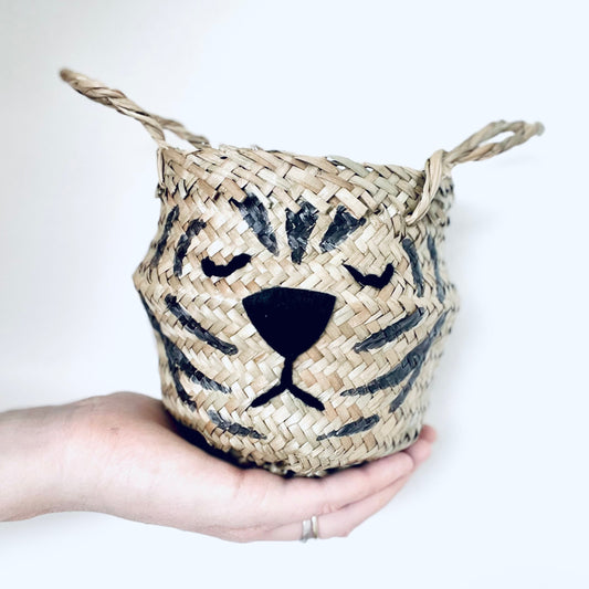 Bellybambino Natural Tiger Seagrass Basket - Mini