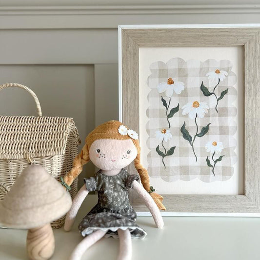 Lion & The Pear Daisy Daisy Art Print
