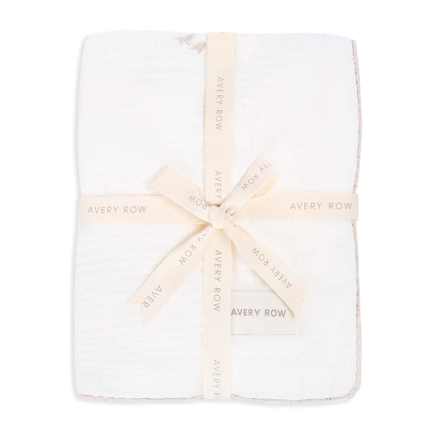 Avery Row Embroidered Muslin Blanket - Little Farm