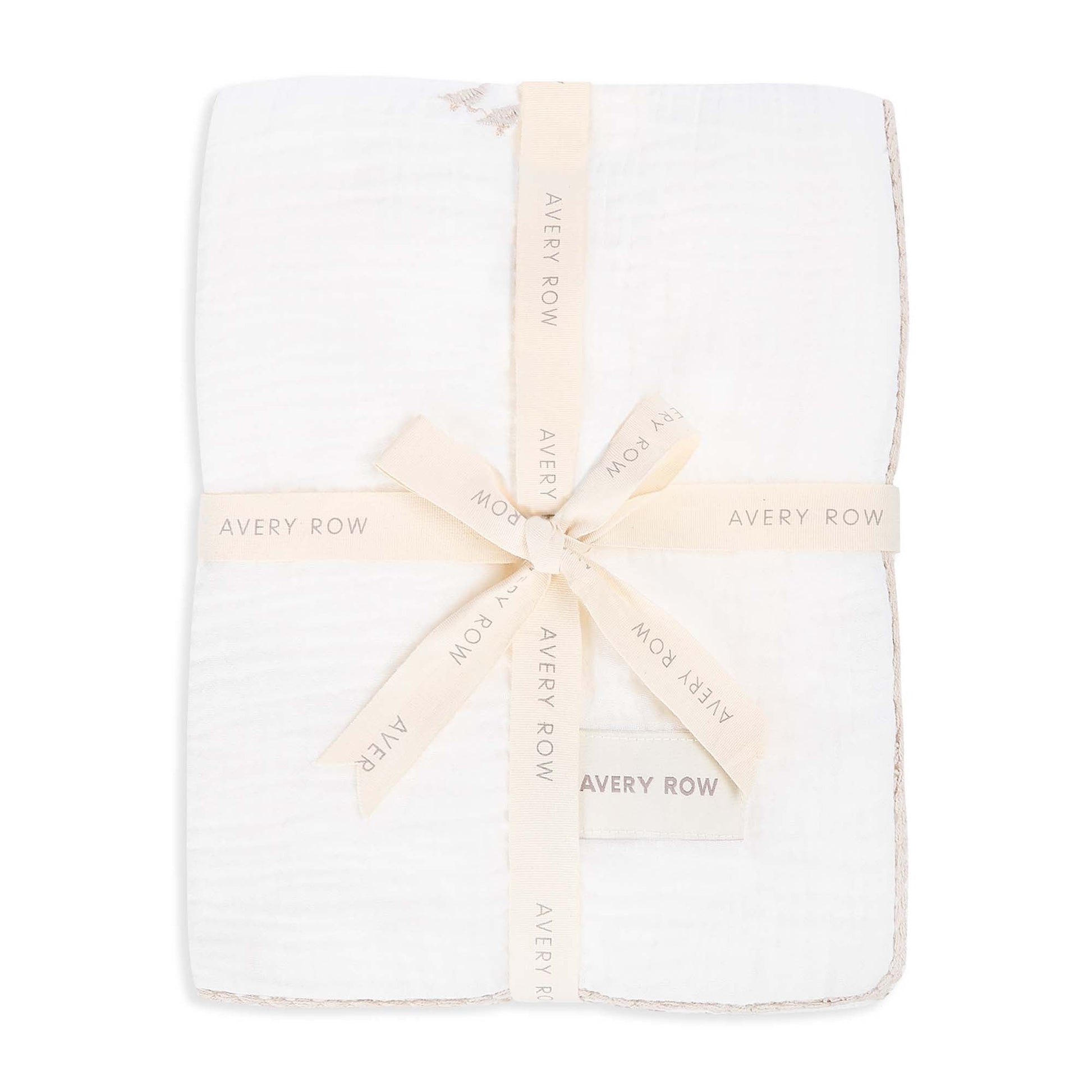 Avery Row Embroidered Muslin Blanket - Little Farm