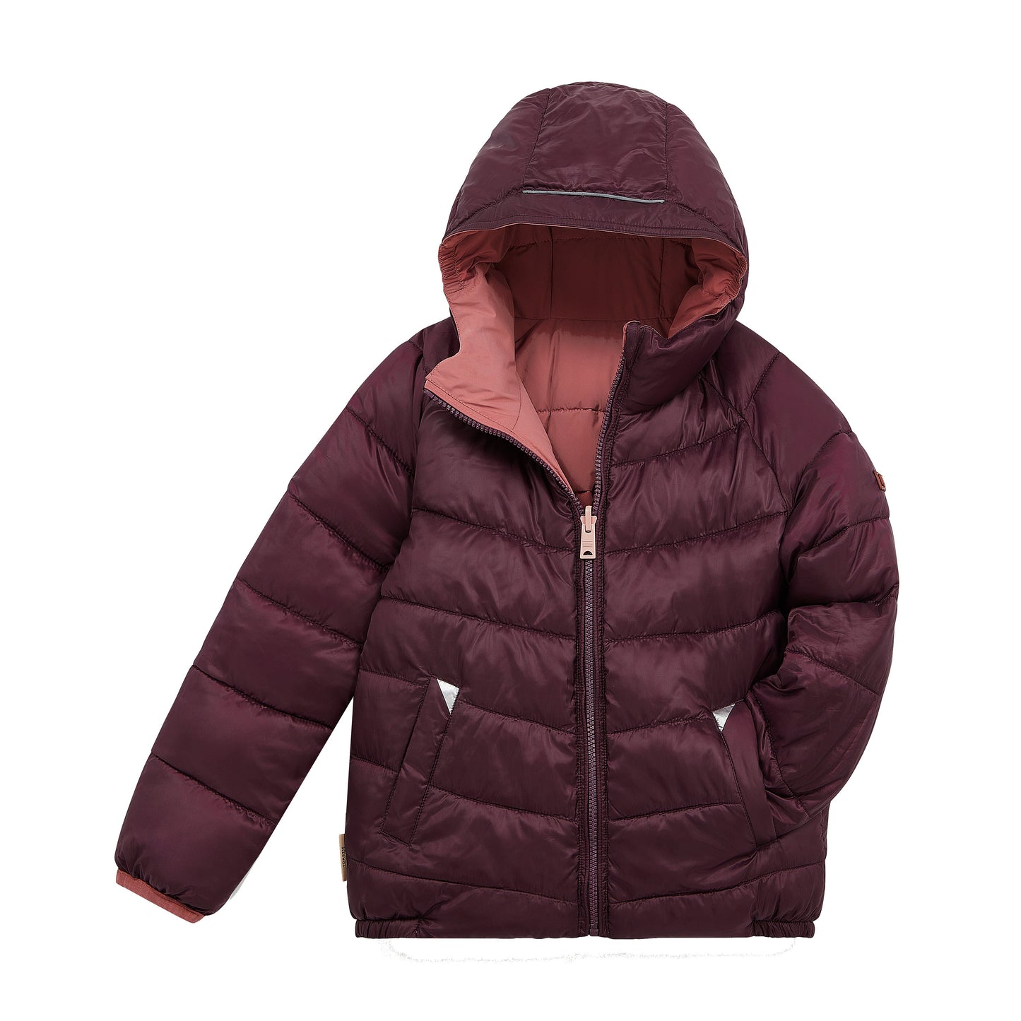 Toastie Kids EcoReversible Puffer - Damask Pink/Black Cherry