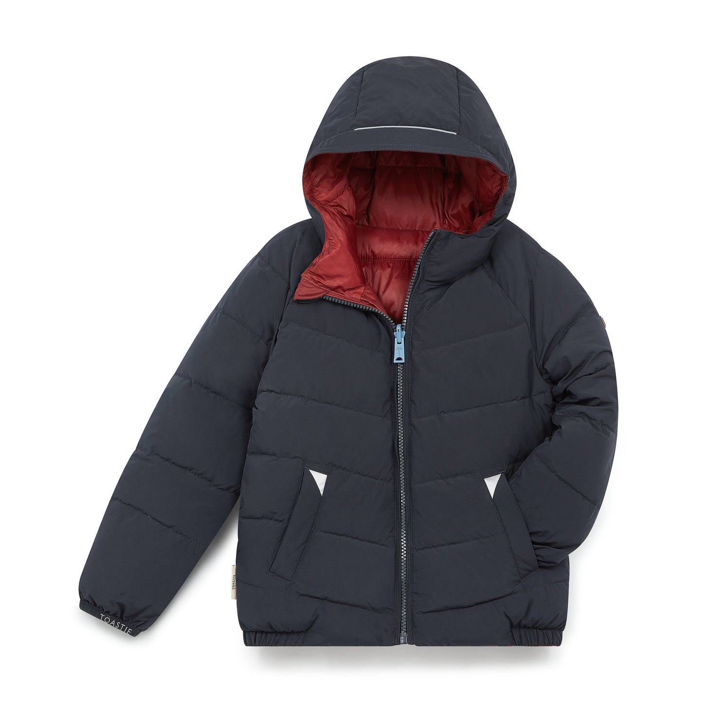 Toastie Kids EcoReversible Puffer - Ink Navy/Burgundy