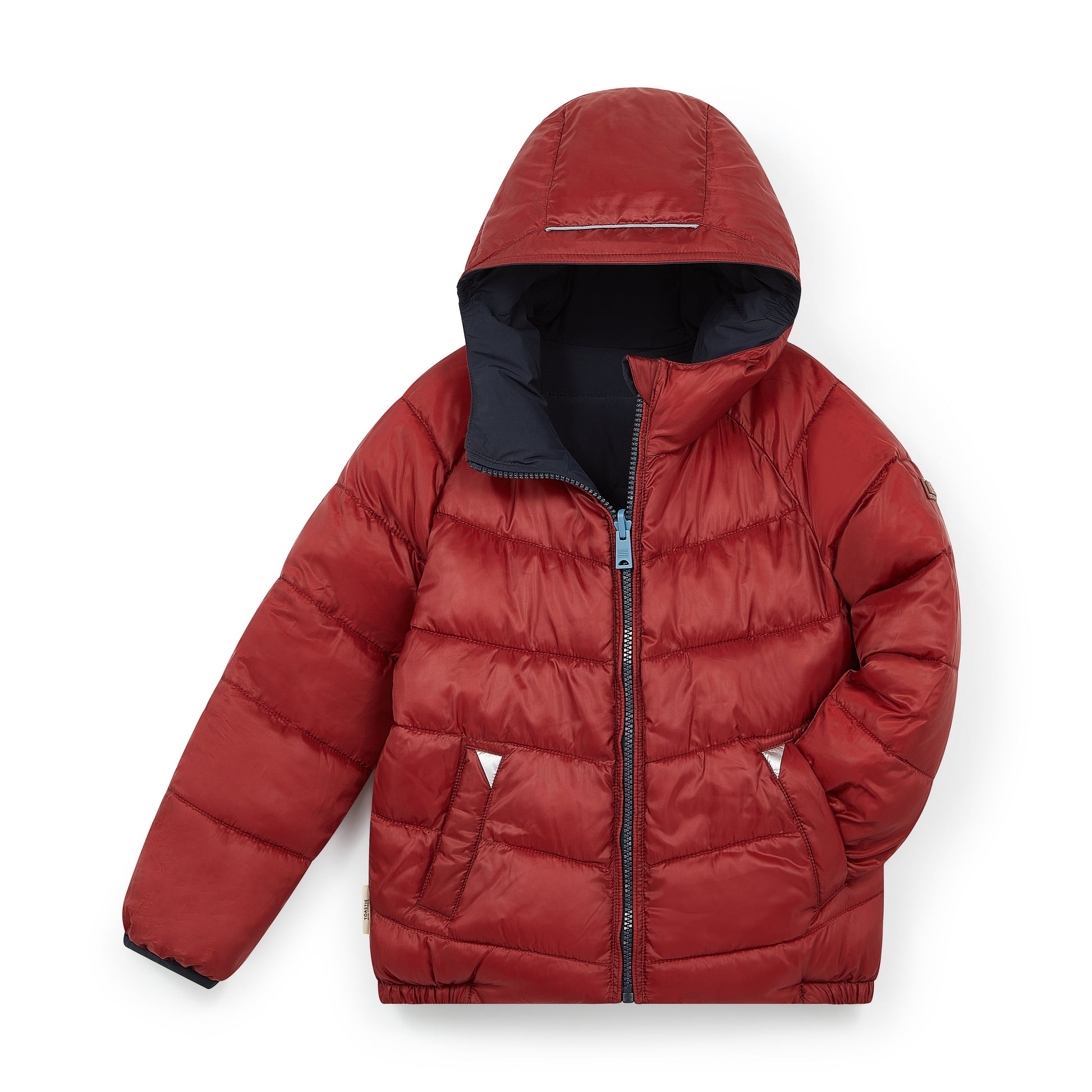 Toastie Kids EcoReversible Puffer - Ink Navy/Burgundy