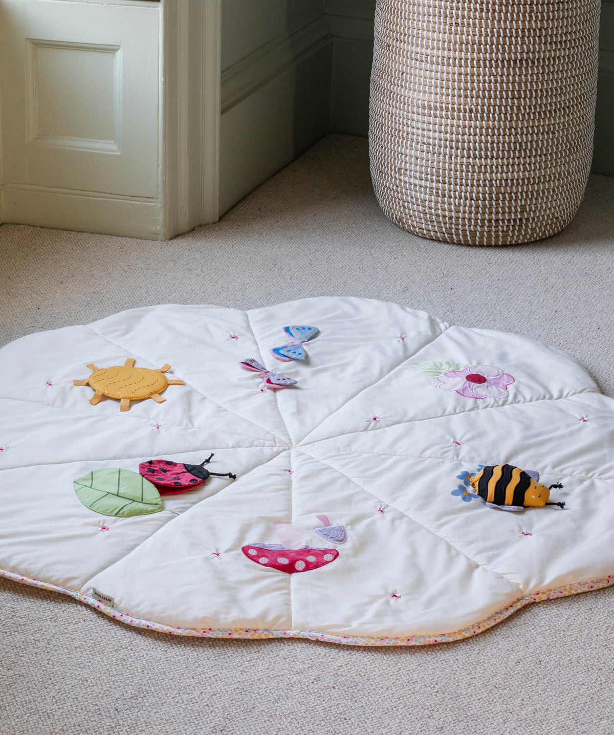Avery Row Baby Activity Mat - Wildflower Garden