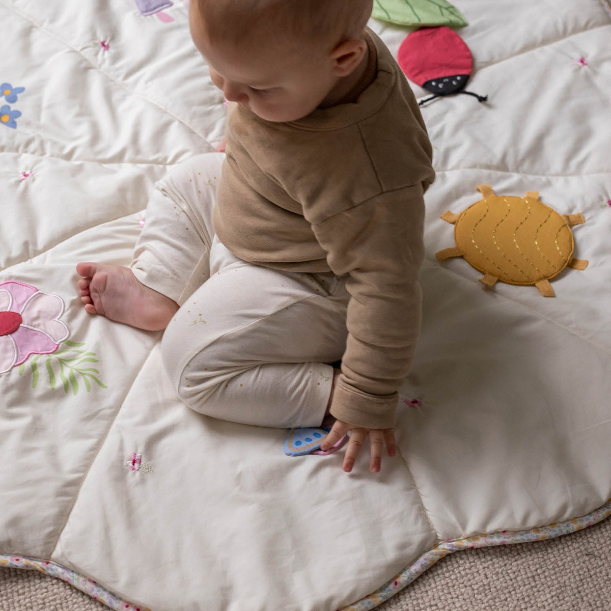 Avery Row Baby Activity Mat - Wildflower Garden