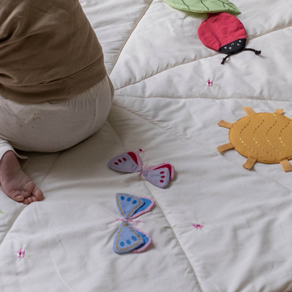 Avery Row Baby Activity Mat - Wildflower Garden