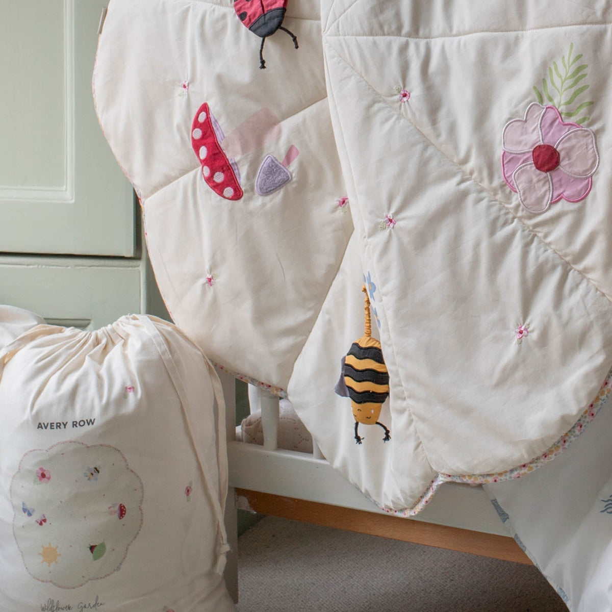 Avery Row Baby Activity Mat - Wildflower Garden