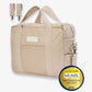 Avery Row Baby Changing Bag with Pram Clips - Natural