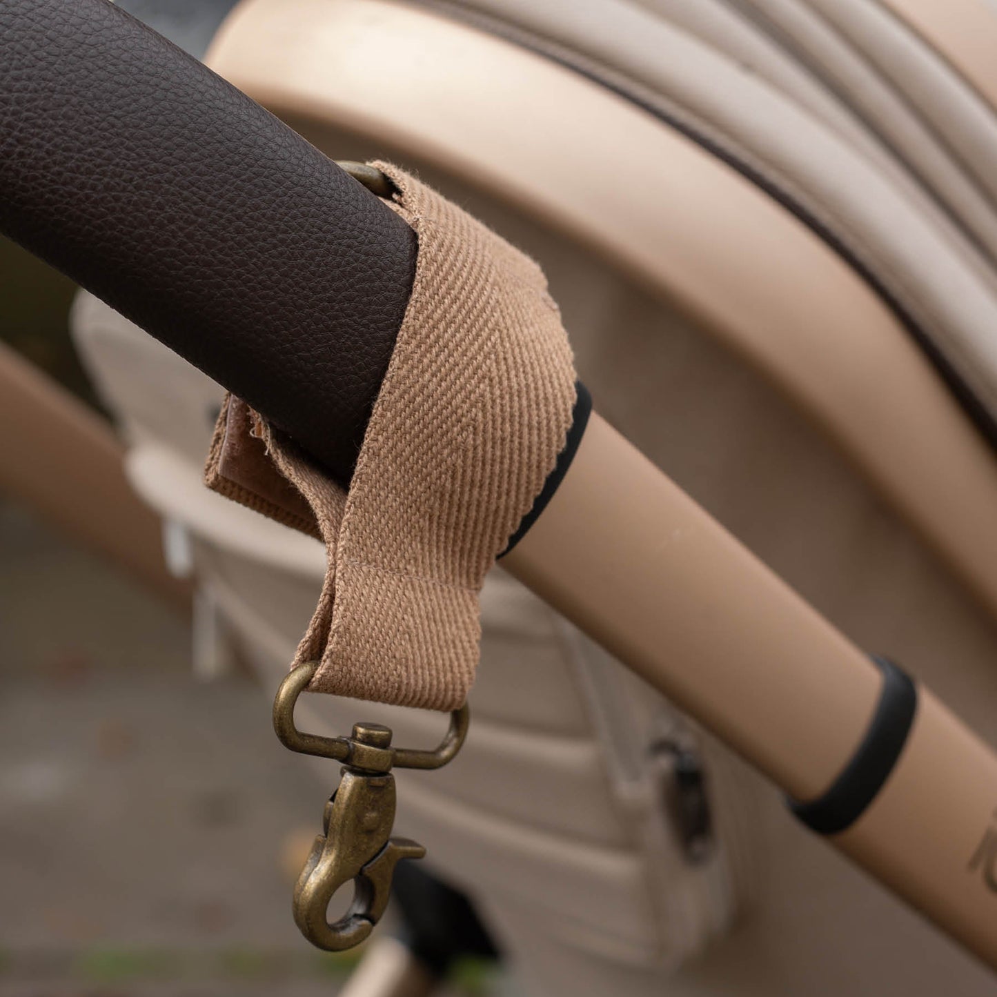 Avery Row Baby Changing Bag with Pram Clips - Latte