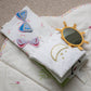 Avery Row Baby Fabric Book - Wildflower Garden