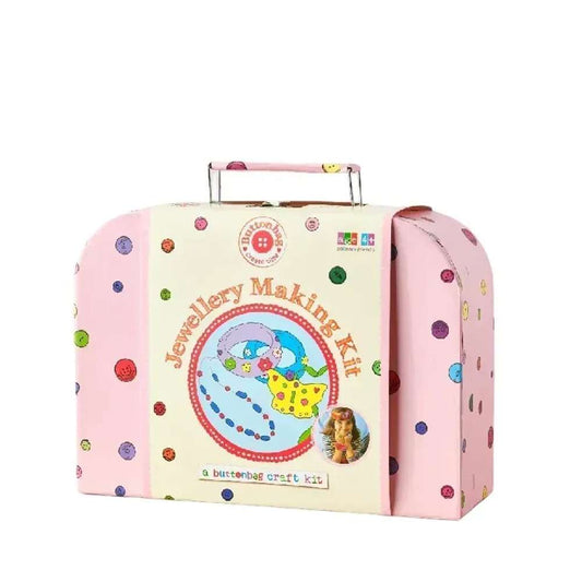 Buttonbag Jewellery Suitcase Craft Kit
