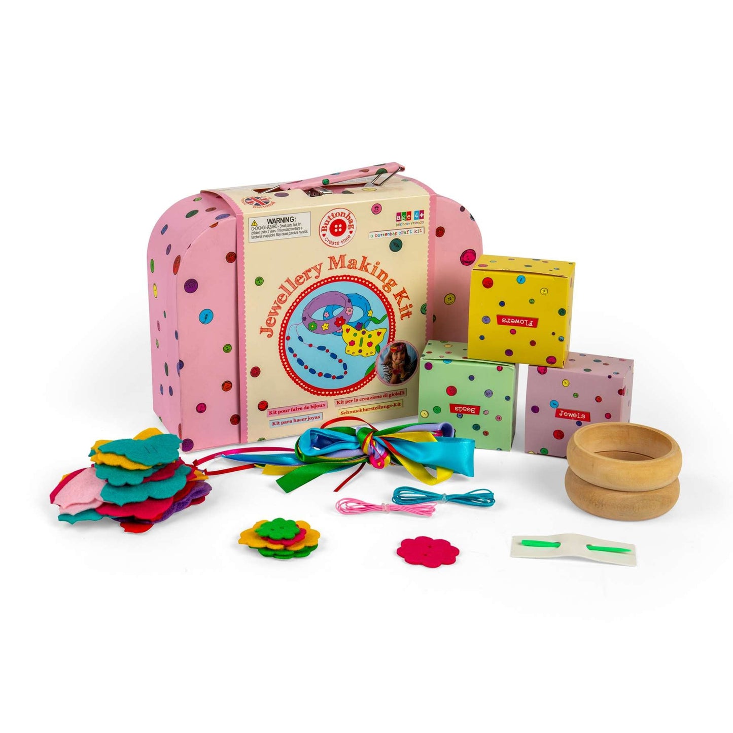 Buttonbag Jewellery Case Craft Kit