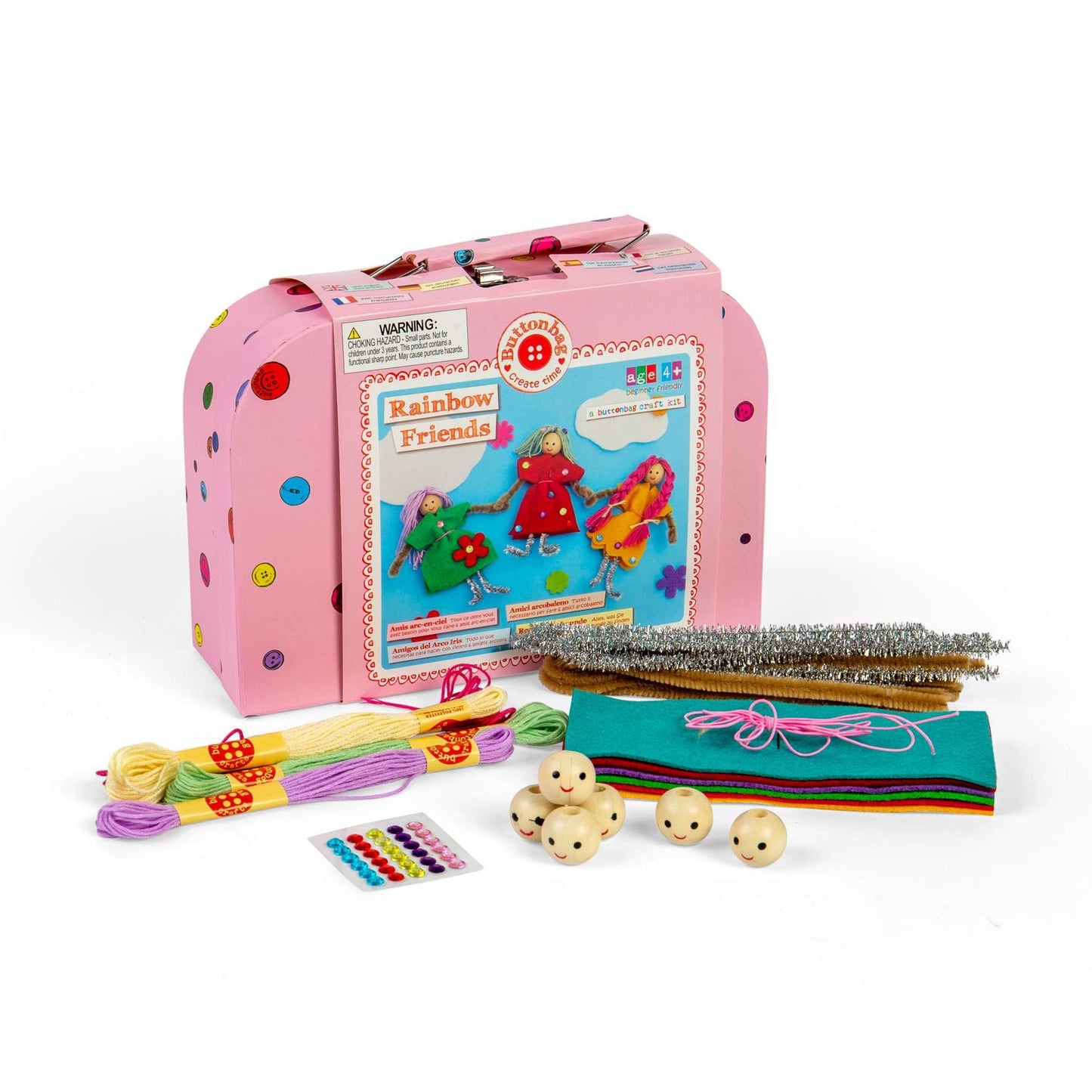 Buttonbag Rainbow Friends Case Craft Kit