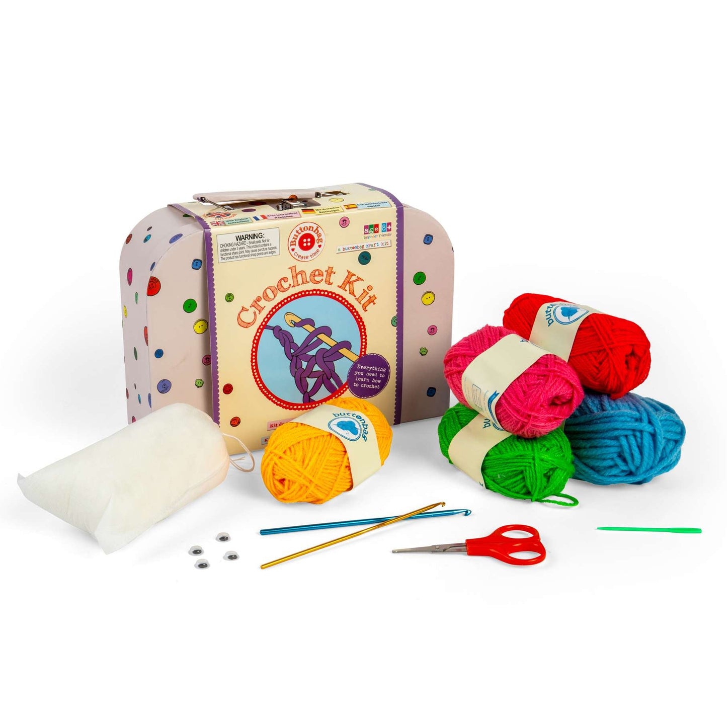 Buttonbag Crochet Case Craft Kit