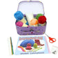 Buttonbag Crochet Suitcase Craft Kit