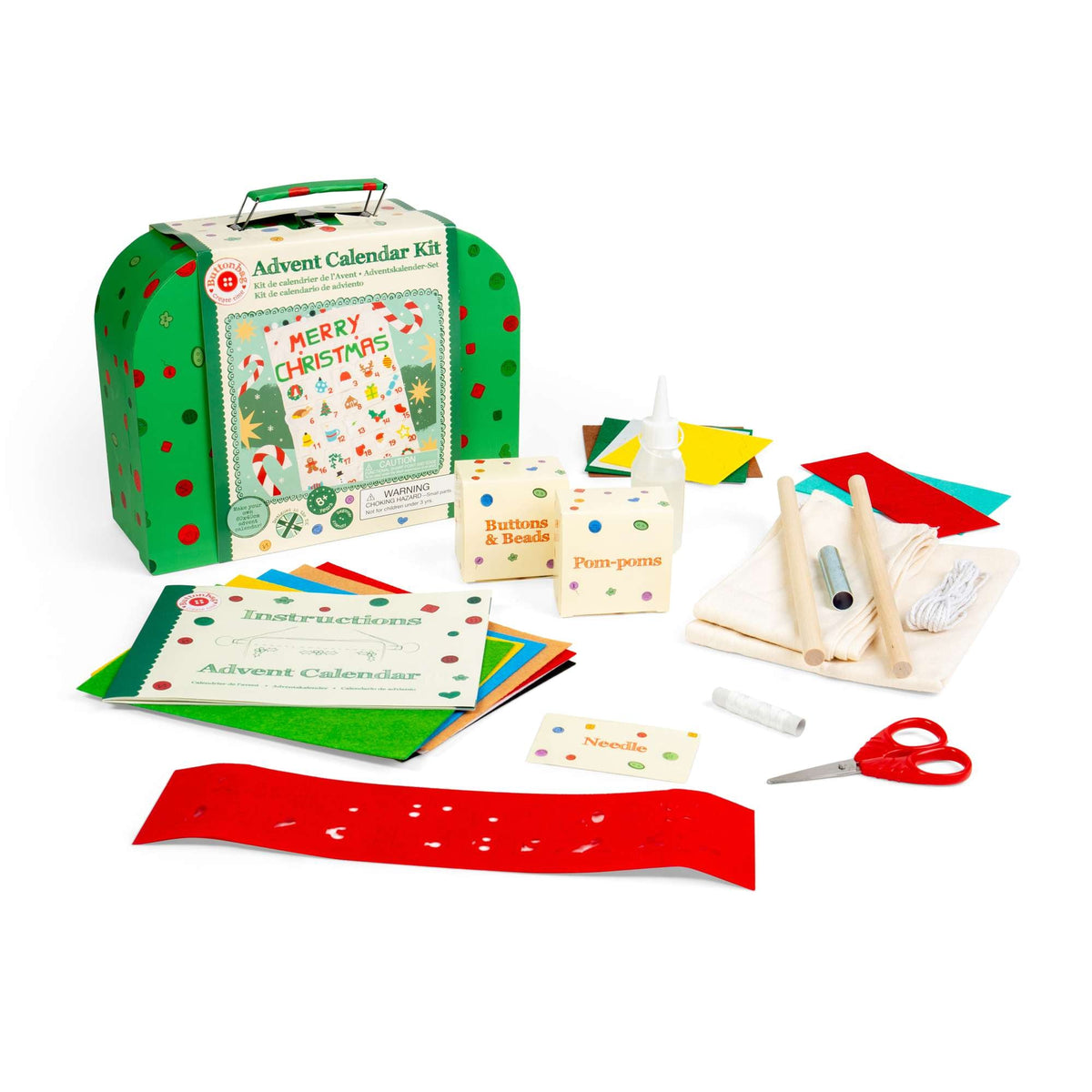 Buttonbag Advent Calendar Case Craft Kit