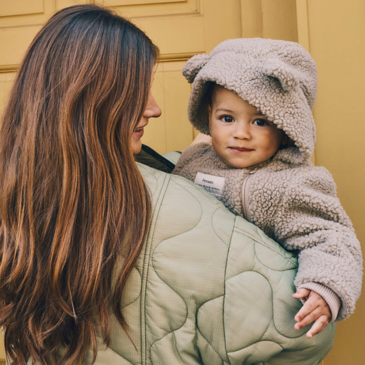 Finnsøn ALF Eco Pramsuit - Beige (Footless)