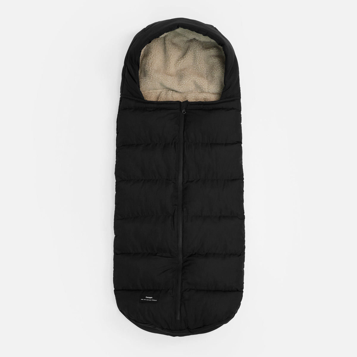 Finnsøn ALMA Eco Universal quilted footmuff - Black