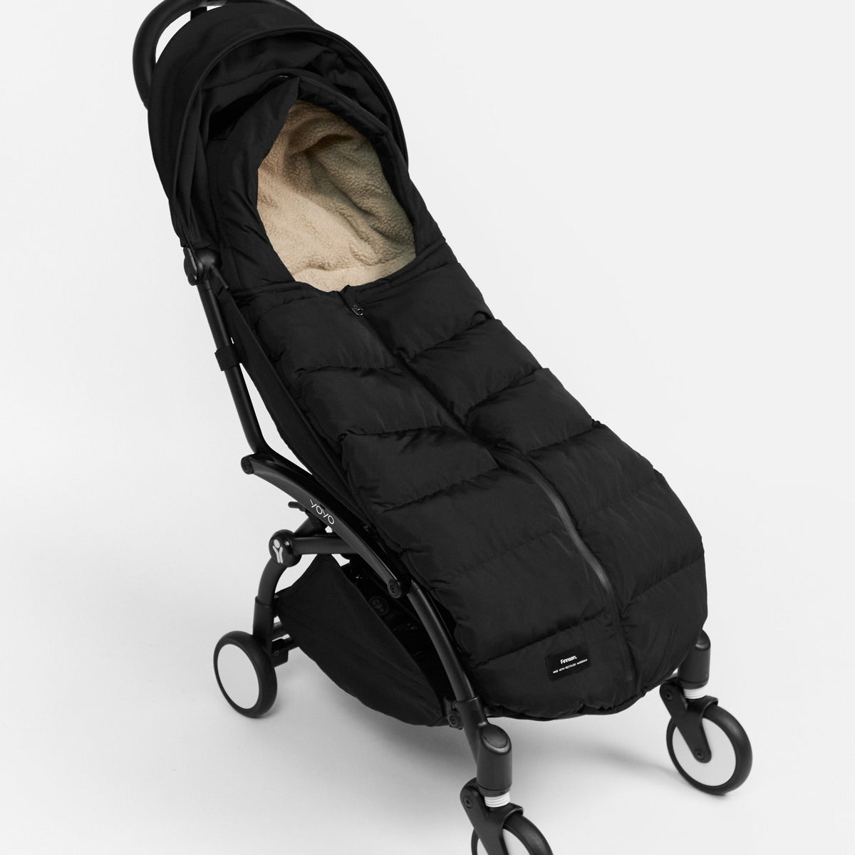 Finnsøn ALMA Eco Universal quilted footmuff - Black