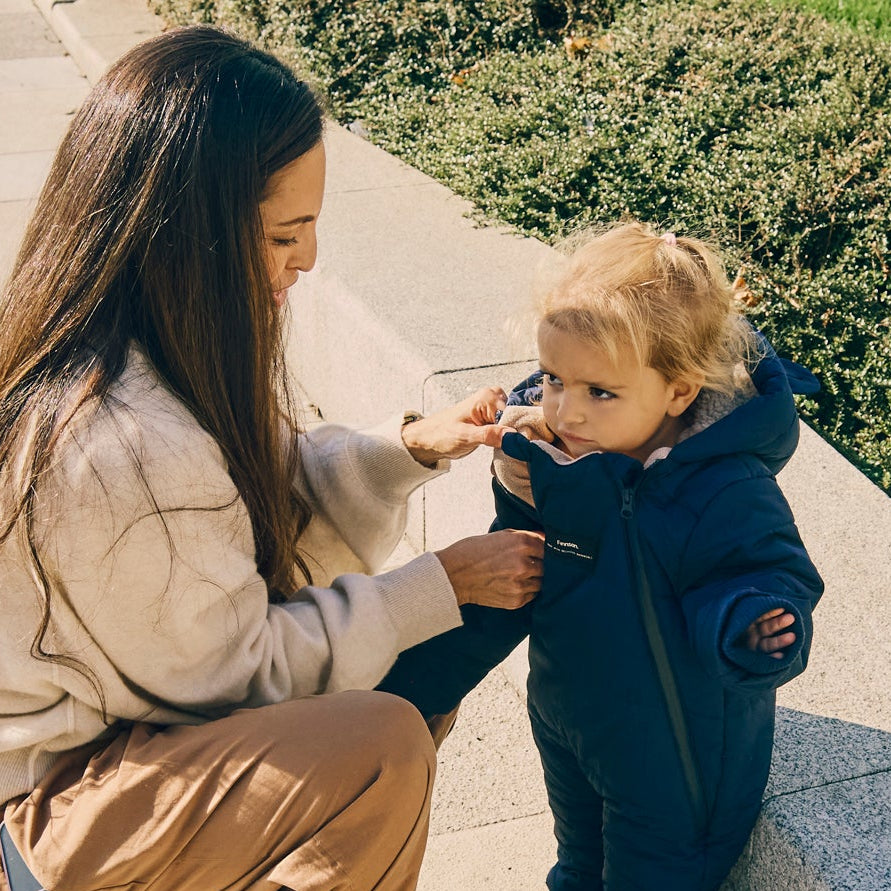 Finnsøn ANDERS Eco Snowsuit - Navy (Footless)