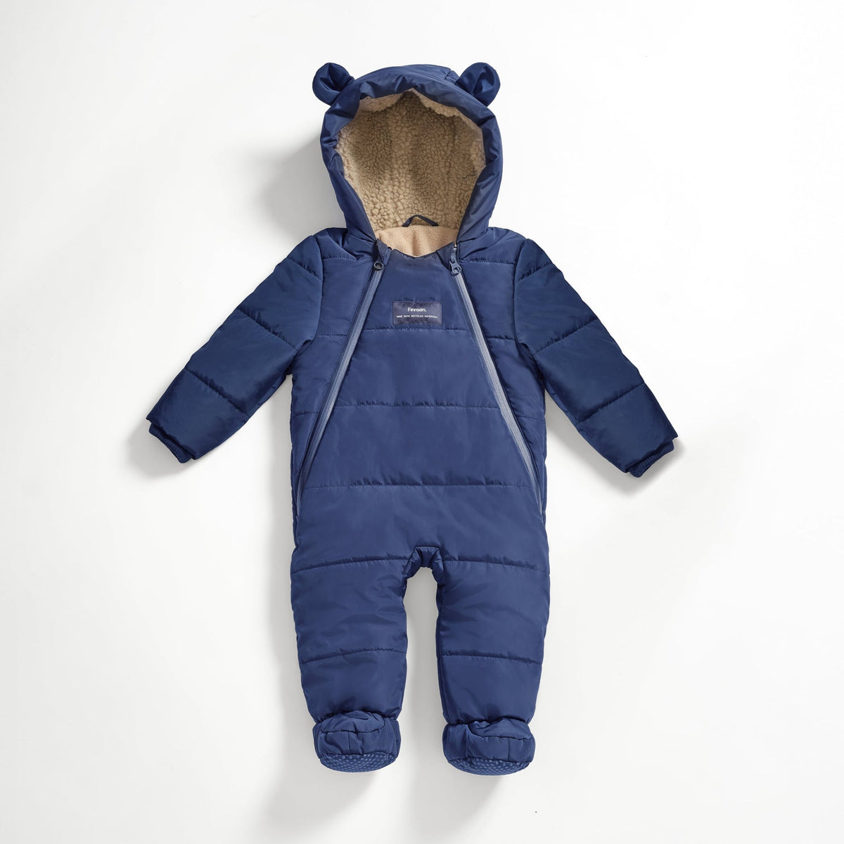 Finnsøn ANDERS Eco Snowsuit - Navy (With Feet)