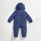 Finnsøn ANDERS Eco Snowsuit - Navy (With Feet)