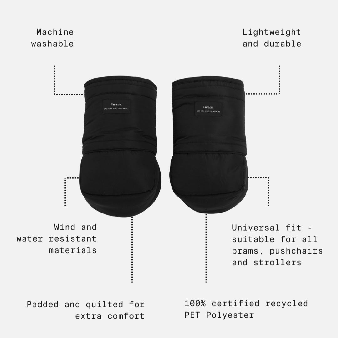Finnson ASTRID Eco Universal Stroller Mittens - Biege