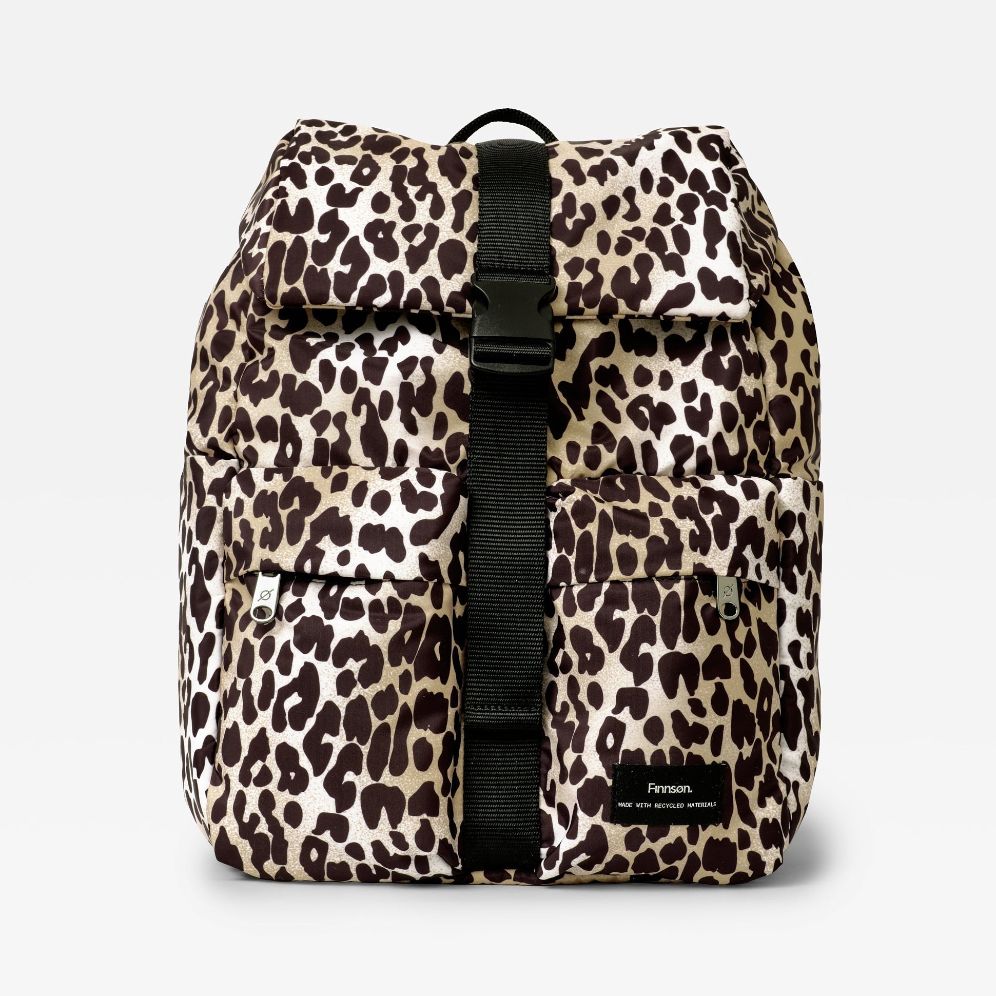 Finnsøn ELISE Eco Changing Backpack with Changing Mat - Leopard