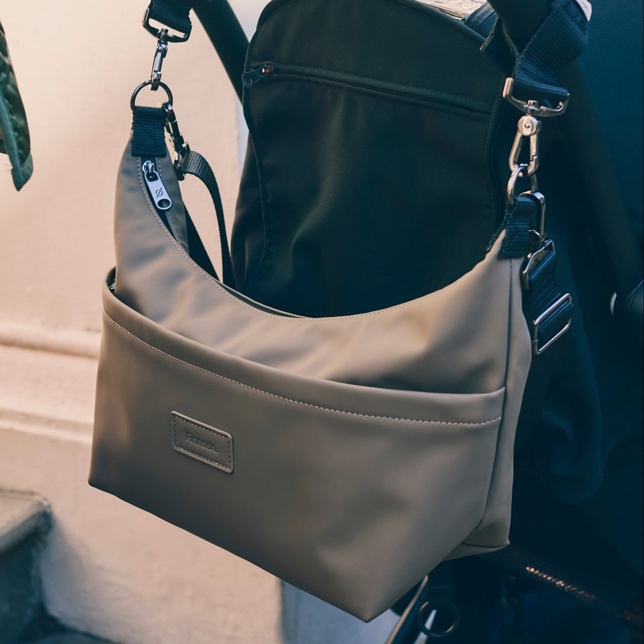 Finnsøn FIA Eco Stroller Organiser with Clips - Mocha