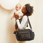 Finnsøn FREYA Eco Oversized Stroller Organiser with Clips - Black