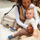 Finnsøn FREYA Eco Oversized Stroller Organiser with Clips - Taupe