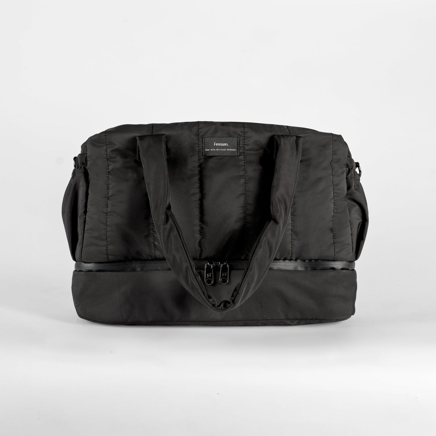 Finnsøn INNES Eco Quilted Changing Bag with Changing Mat - Black