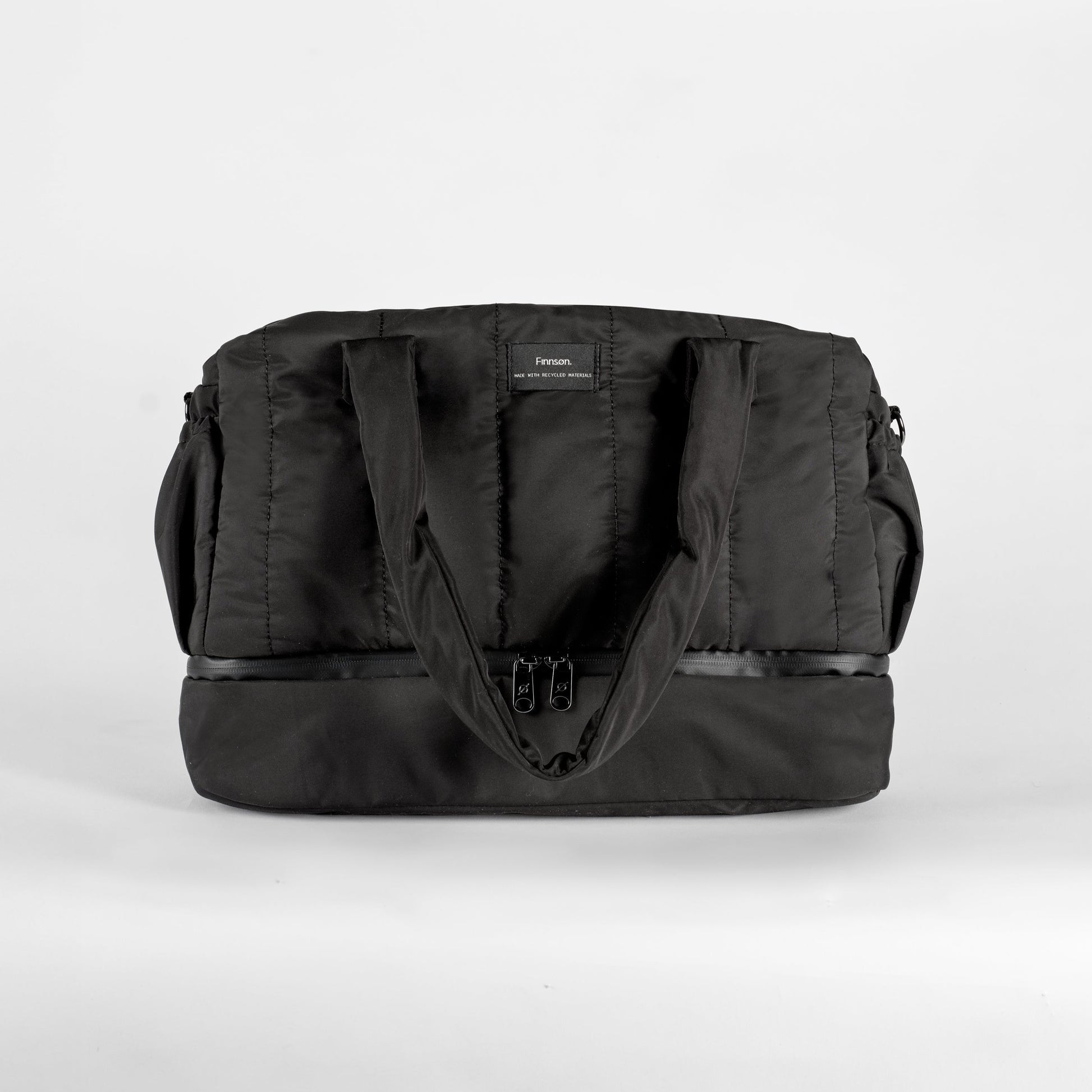 Finnsøn INNES Eco Quilted Changing Bag with Changing Mat - Black
