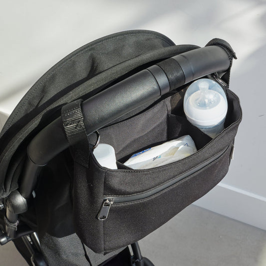 Finnson ODIN Eco Stroller Caddy With Stroller Clips - Black