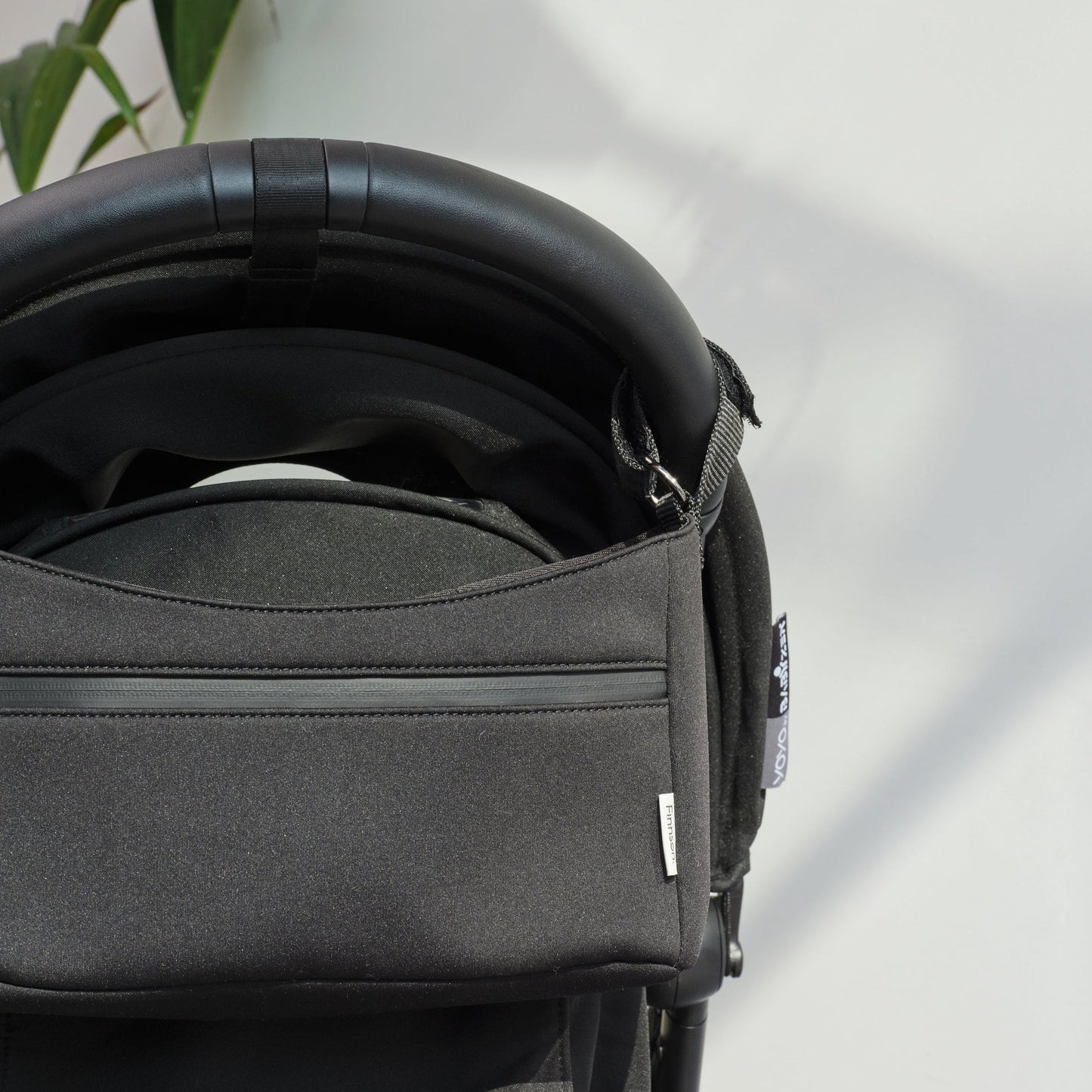 Finnson ODIN Eco Stroller Caddy With Stroller Clips - Black