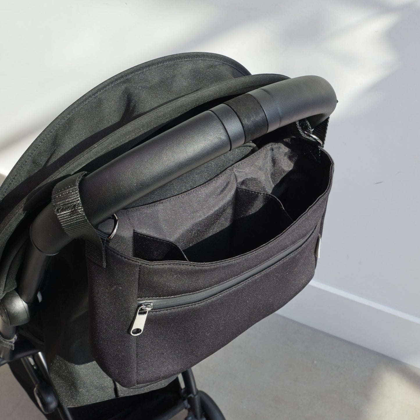 Finnson ODIN Eco Stroller Caddy With Stroller Clips - Black
