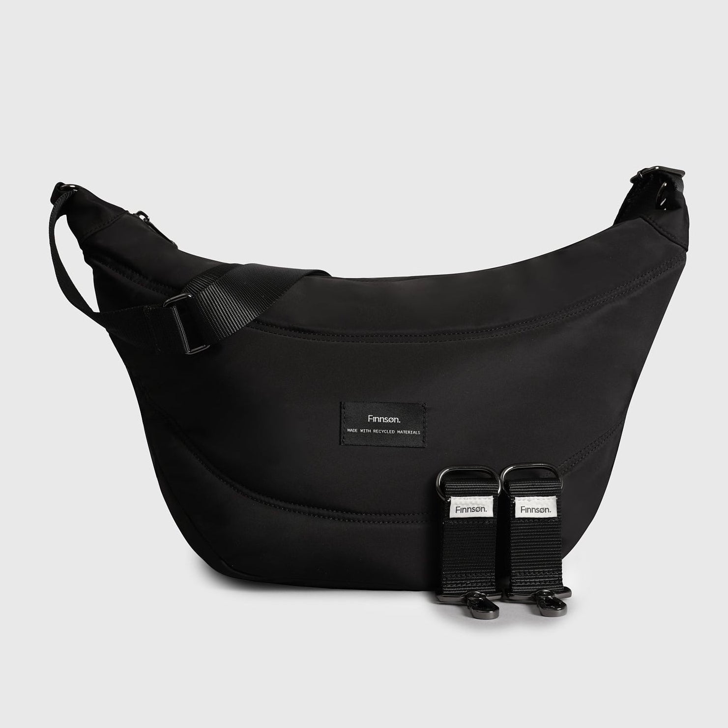 Finnsøn OSMA Eco Stroller Organiser with Clips - Black